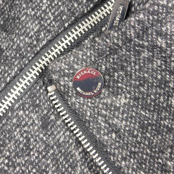 Michael Kors Wool Blend Zip Front Coat SIZE XS - Picture 7 of 9